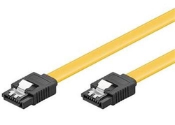 0,5m SATA 3.0 datový kabel 1,5Gbps / 3GB/s / 6GB/s, kov.západka