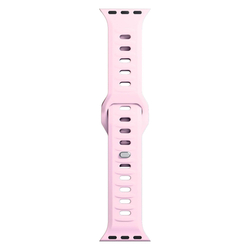 3mk Silicone Watch Strap pro Apple 38/40/41 mm Powder Pink