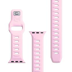 3mk Silicone Watch Strap pro Apple 38/40/41 mm Powder Pink