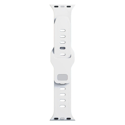 3mk Silicone Watch Strap pro Apple 38/40/41 mm White