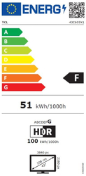 43" TCL 43C655