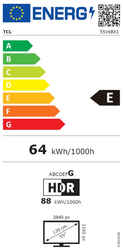 55" TCL 55V6B