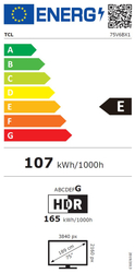 75" TCL 75V6B