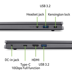 Acer Aspire 3 17 Steel Gray (A317-55P-362D) (NX.KDKEC.002)