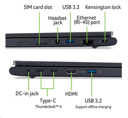 ACER TravelMate P2 14 Steel Gray (TMP214-55-TCO-59XY) (NX.B2BEC.003)