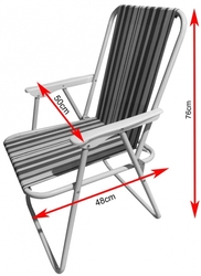 ACRA C2/4 Skládací campingové křeslo