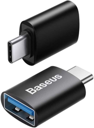 Adaptér Baseus z USB-A na USB-C černý