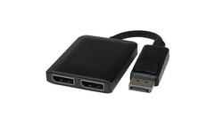 PremiumCord adaptér DisplayPort - 2x DisplayPort, MST,rozšíření+zrcadlení+2 obrazy, 4K*2K