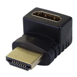 PremiumCord Adapter HDMI M/F zahnutý do pravého úhlu 90° - opačný