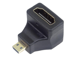 PremiumCord Adapter Micro HDMI Male na HDMI Female zahnutý do pravého úhlu 90°