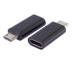 Adaptér USB-C konektor female - USB 2.0 Micro-B/male