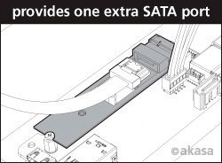 Akasa AK-PCCMSA-02, adaptér M.2 na SATA