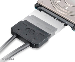 AKASA Flexstor eSATA kabel pro 2.5" HDD a SSD