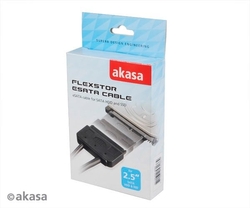 AKASA Flexstor eSATA kabel pro 2.5" HDD a SSD