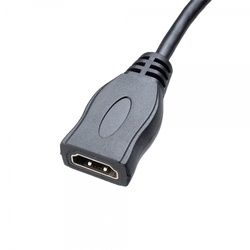 AKASA kabel adaptér HDMI na micro HDMI, 25cm