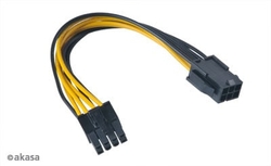 AKASA kabel AK-CB051 redukce PCIe na ATX12V 15cm