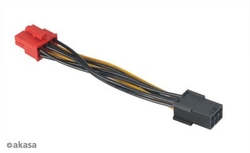 AKASA kabel AK-CB052 redukce 6pin PCIe na 8pin PCIe 2.0