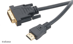 AKASA kabel DVI-D <=> HDMI, 2m