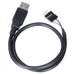 AKASA kabel externí USB na interní USB konektor EXUSBIE-40