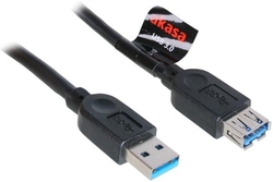 AKASA kabel USB 3.0 USB-A 1.5m prodlužovací (A-M/A-F)