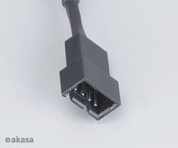 AKASA prodlužovací 4pin PWM a 3pin ventilátory, 30cm