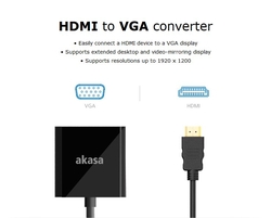 AKASA redukce HDMI na VGA