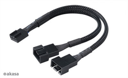 AKASA rozdvojovací kabel AK-CBFA04-15 4PIN konektory pro PWM 