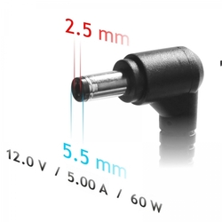 Akyga Napájecí zdroj AK-ND-30 12V / 5A 60W 5.5 x 2.5 mm