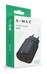 Aligator chytrá nabíječka A-MAX Power Delivery 20W USB-C, bílá