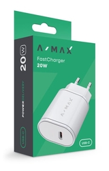 Aligator chytrá nabíječka A-MAX Power Delivery 20W USB-C, bílá