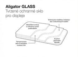 Aligator GLASS Ochranné sklo pro Aligator S6550