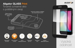 Aligator ochrana displeje GLASS PRINT Xiaomi 14T Pro 5G černá, celoplošné lepení