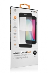 Aligator ochrana displeje GLASS PRINT Xiaomi 14T Pro 5G černá, celoplošné lepení