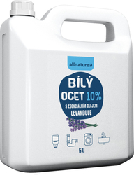 Allnature Bílý ocet 10 % s vůní levandule 5 l