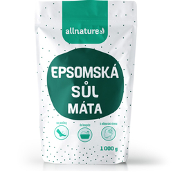 Allnature Epsomská sůl Máta 1 kg