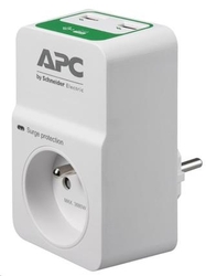 APC Essential SurgeArrest 1 česká zásuvka, 2portová USB nabíječka