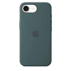 Apple iPhone 16e Silicone Case – Lake Green