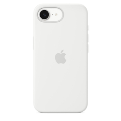 Apple iPhone 16e Silicone Case – White