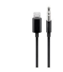 PremiumCord Apple Lightning audio redukční kabel na 3.5 mm stereo jack, 1 m, černý