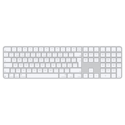 Apple Magic Keyboard s Touch ID a číselnou klávesnicí pro Macy s čipem Apple,CZ,bílé klávesy