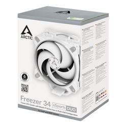 ARCTIC Freezer 34 eSports DUO, šedá/bílá (grey/white)