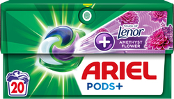 Ariel gelové kapsle Amethyst Flower Plus Krabice 20ks