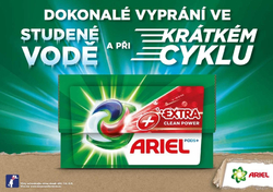 Ariel Gelové kapsle na praní Extra Clean Power, 60 ks