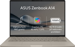 ASUS Zenbook A14 OLED UX3407QA-OLED305W Zabriskie Beige