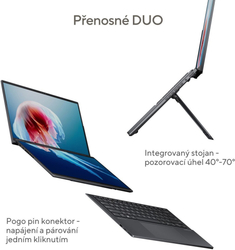 ASUS Zenbook Duo OLED UX8406CA-OLED067X Inkwell Gray celokovový