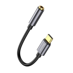 audio adaptér Baseus L54 USB-C mini jack 3,5 mm - černo-šedý