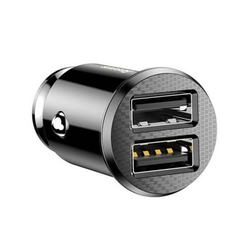 Autonabíječka Baseus Grain 2x USB 5V 3.1A (černá)