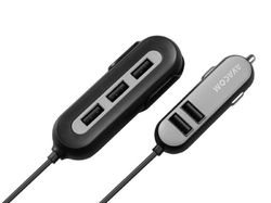 AVACOM CarHUB nabíječka do auta 5x USB výstup, černá