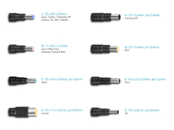 AVACOM QuickTIP 250W - univerzální adaptér pro notebooky + 8 konektorů