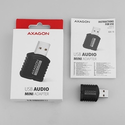 AXAGON ADA-10 USB - audio mini adaptér